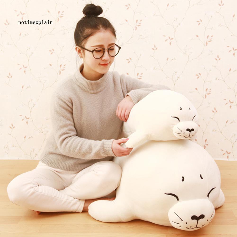 Gối nhồi bông dễ thương hình chú hải cẩu nhiều kích cỡ