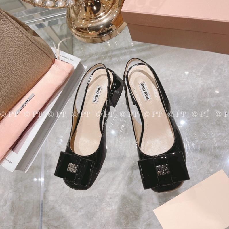 Sandal Miumiu 3 Màu Trắng Đen Kem Full Size 35-39  -  By Anh Dinh Phuong