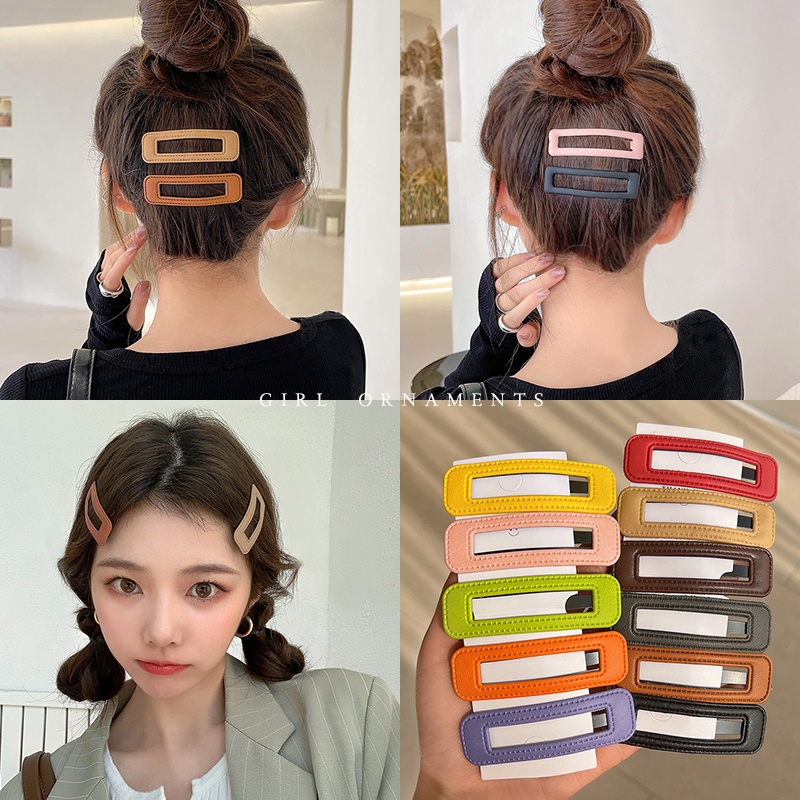 Set 2 Kẹp Tóc Vuông Cho Nữ