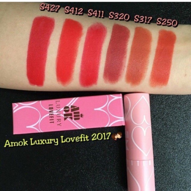 Son Amok Luxury Lovefit màu mới 2017