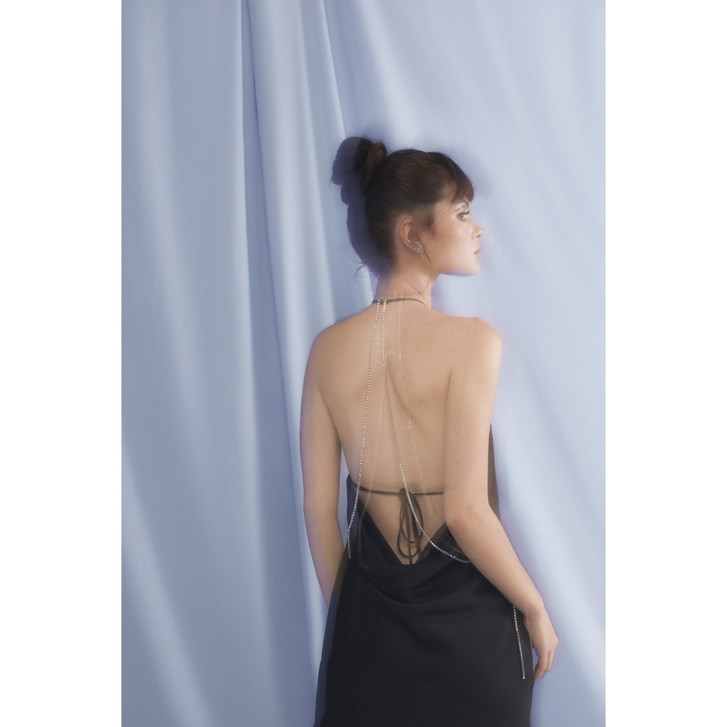 Achelois - Váy ngắn lấp lánh Odette Slip Dress