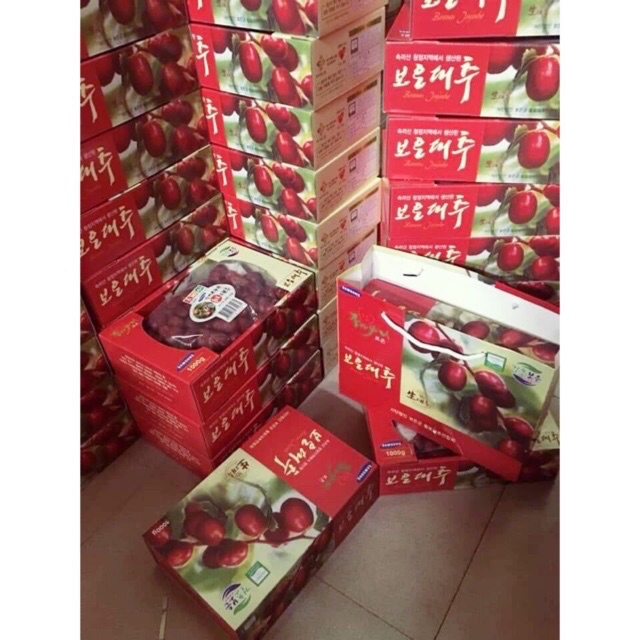 Táo đỏ sấy khô hộp 1kg