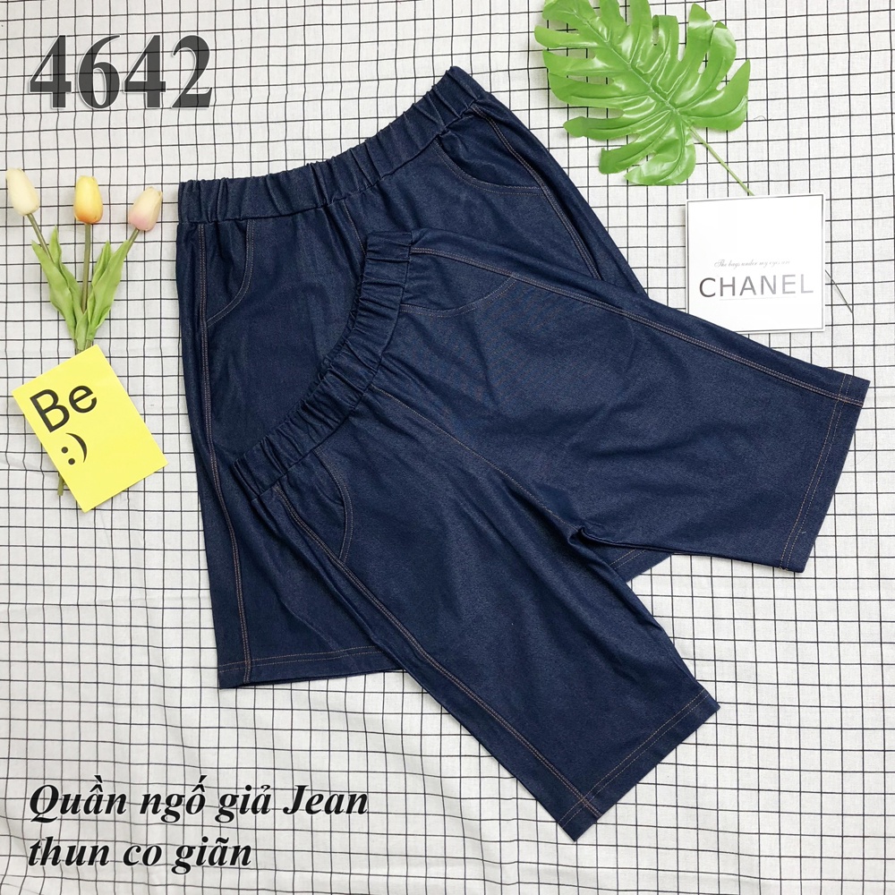 Quần thun ngố biker BIGSIZE Jean 4642