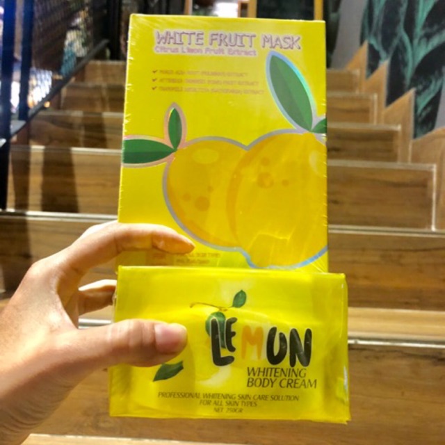 COMBO KEM BODY CHANH LEMON + Ủ CHANH CHÍNH HÃNG QLADY