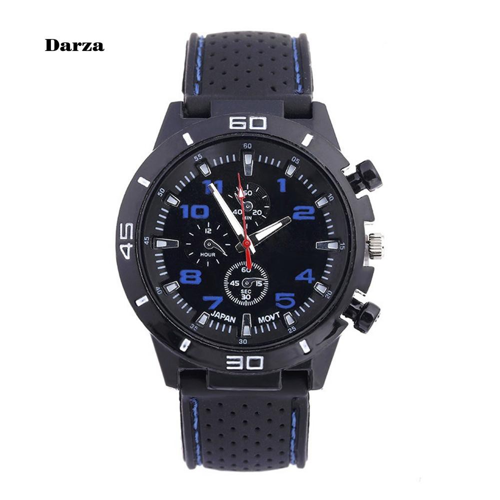 Đồng hồ đeo tay mặt tròn phong cách thể thao cho nam