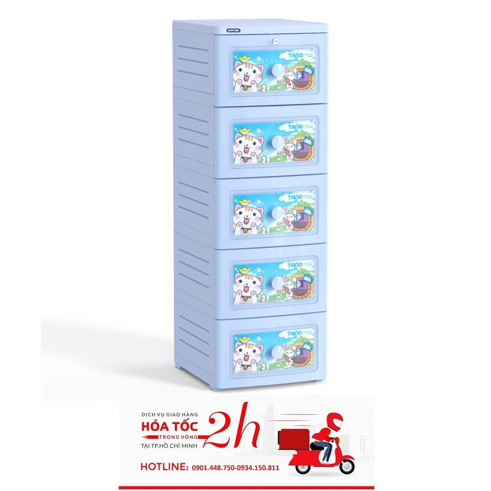 Tủ Nhựa Duy Tân Tano 5 Ngăn new 2019 - GIAO NHANH 2H LIÊN HỆ SHOP -