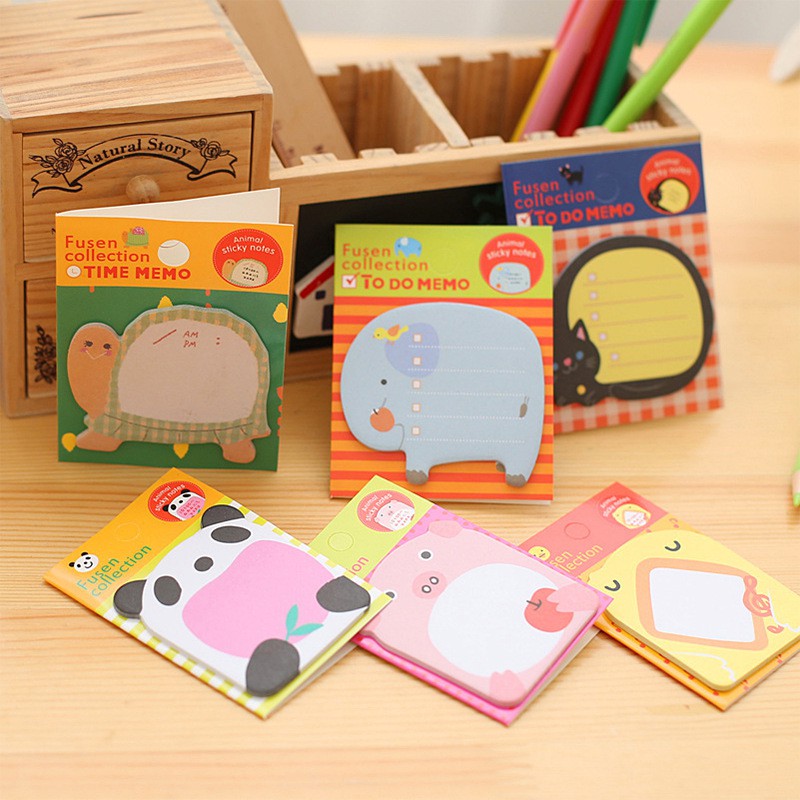 giấy note sTicky dễ thương, nhiều mẫu mã cute 8x5,4cm