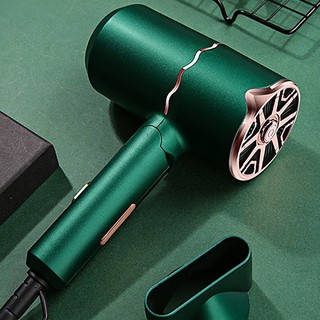 Máy Sấy Tóc 2900 Gấp Gọn Phát Sáng Xanh 3 Chế Độ Gió Công Suất Cao Tặng Kèm Đầu Sấy