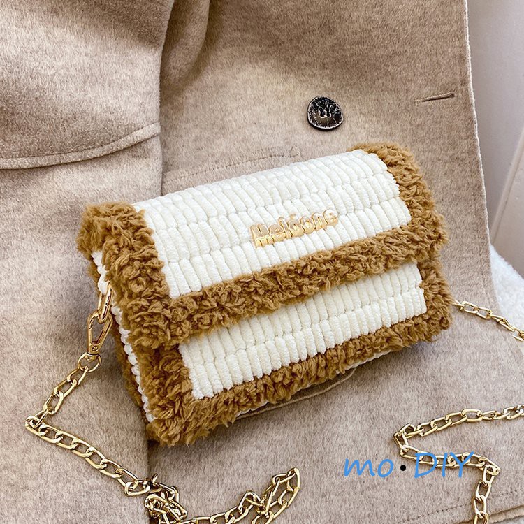 Túi len tự đan phối màu, túi handmade tự đan siêu hot tiktok set đầy đủ phụ kiện ,meidiro