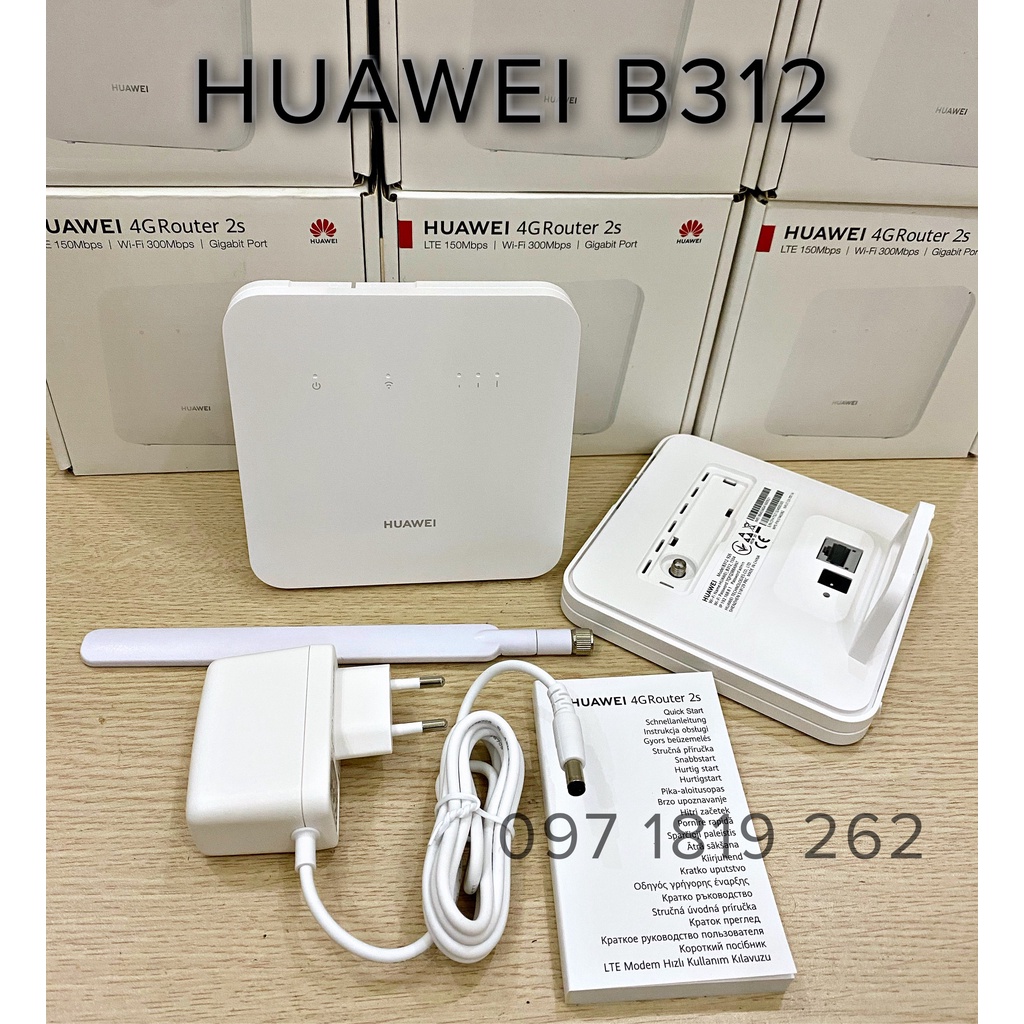 Phát Wifi 4G/3G Huawei B312-926 chính hãng