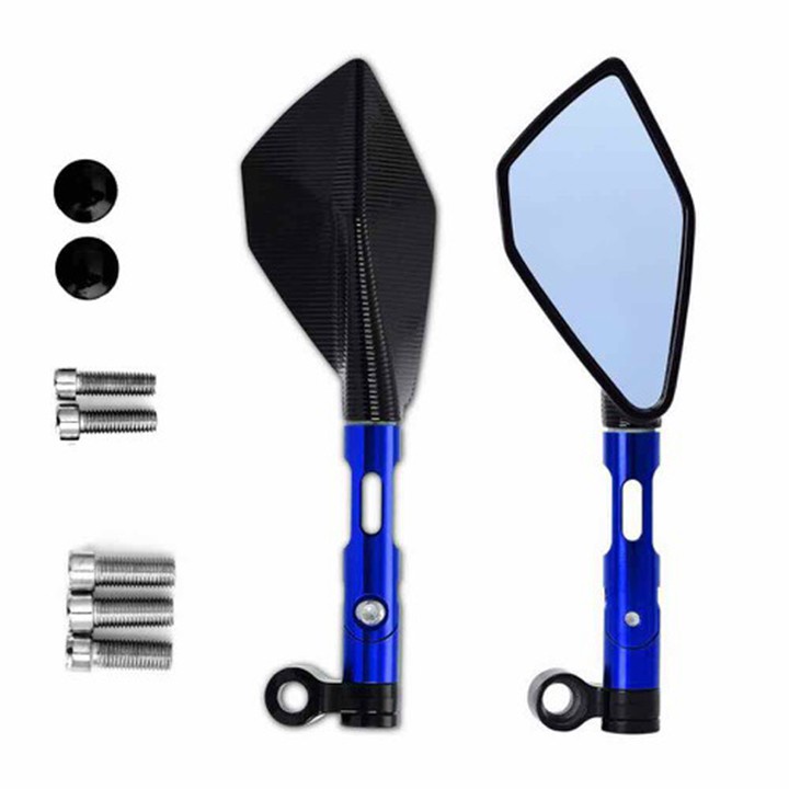 Gương xe máy Gương 5 cạnh thời trang xoay 360 độ đủ màu lắp cho mọi loại xe- G5C