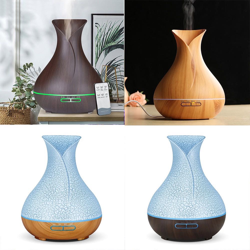 Máy Xông Tinh Dầu Tulip 550ml Cỡ Lớn Máy Khuếch Tán Tinh Dầu 550ml Tỏa Hương Thơm Xua Đuổi Muỗi  Và Côn Trùng