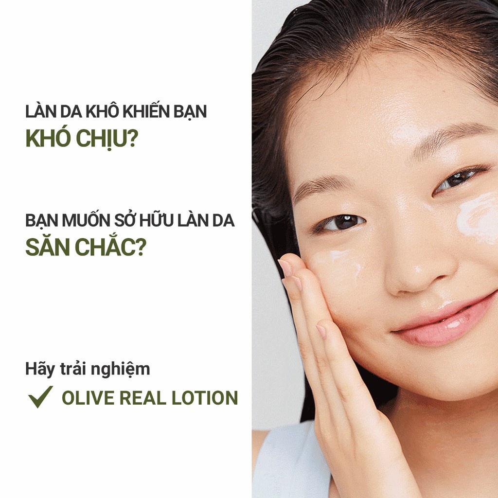 [Mã COSIF05 giảm 10% đơn 400K] Sữa dưỡng ẩm innisfree Olive Real Lotion 160ml