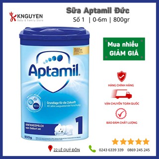 Sữa Aptamil nắp xanh cao (mẫu mới) nội địa đức - 800g [Hàng AIR]