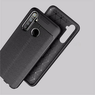 Ốp lưng Oppo Realme 5i silicon giả da, chống sốc Auto Focus