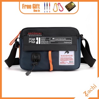 Túi Đeo Chéo Nam Vải Oxford Cao Cấp Chống Thấm Nước Thời Trang Cá Tính Màu Đen / Xanh / Xám ZACHI T60