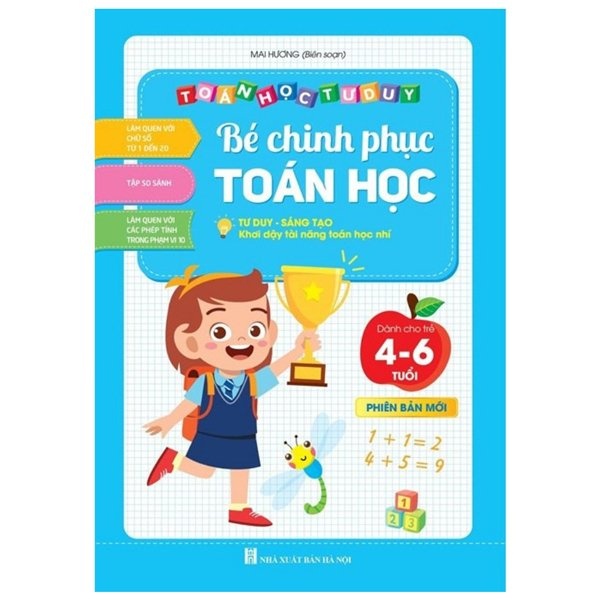 Sách - Bé Chinh Phục Toán Học (Dành Cho Trẻ 4-6 Tuổi)