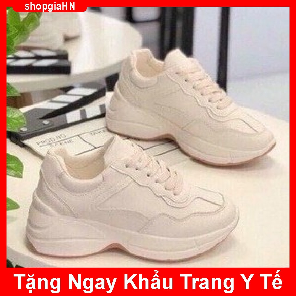 GIÀY THỂ THAO SNEAKER NÂNG ĐẾ CAO SIÊU HOTTTT ĐẾ NÂU VÂN SAO