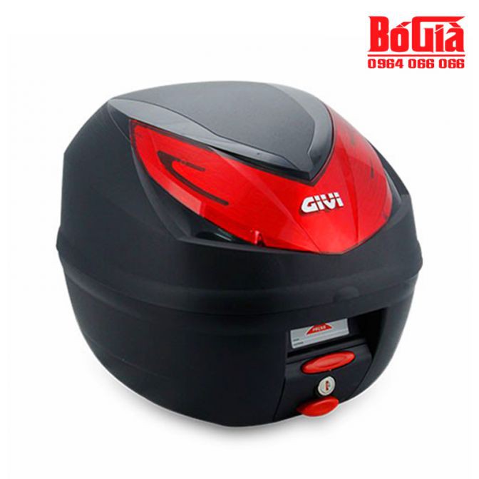 Thùng xe máy Givi E250N 25L / Thùng sau xe givi tặng kèm đế gắn thùng