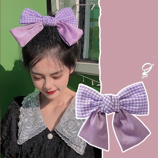 Kẹp Tóc Hình Nơ Vải Lớn Dễ Thương