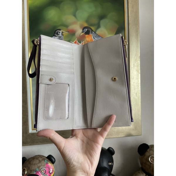 Ví Double Zip DKNY-hàng chính hãng