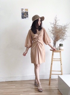 Đầm NUDE cực xinh (☘️ kèm ảnh thật)