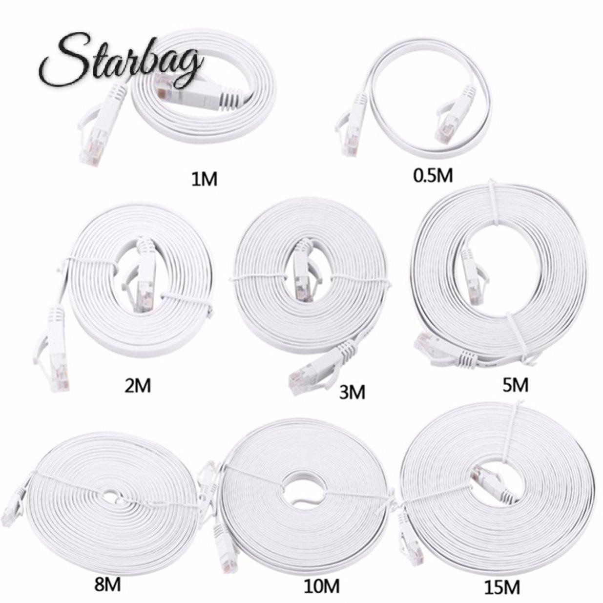 Cáp phẳng kết nối mạng Ethernet CAT6e tốc độ cao dùng cho văn phòng/tại nhà | BigBuy360 - bigbuy360.vn