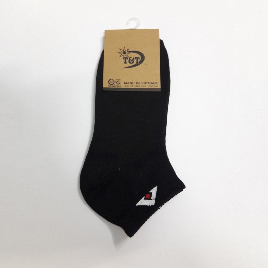 Tất vớ nam nữ T&amp;T cotton dày dặn cực xịn cổ ngắn thoáng mát êm chân