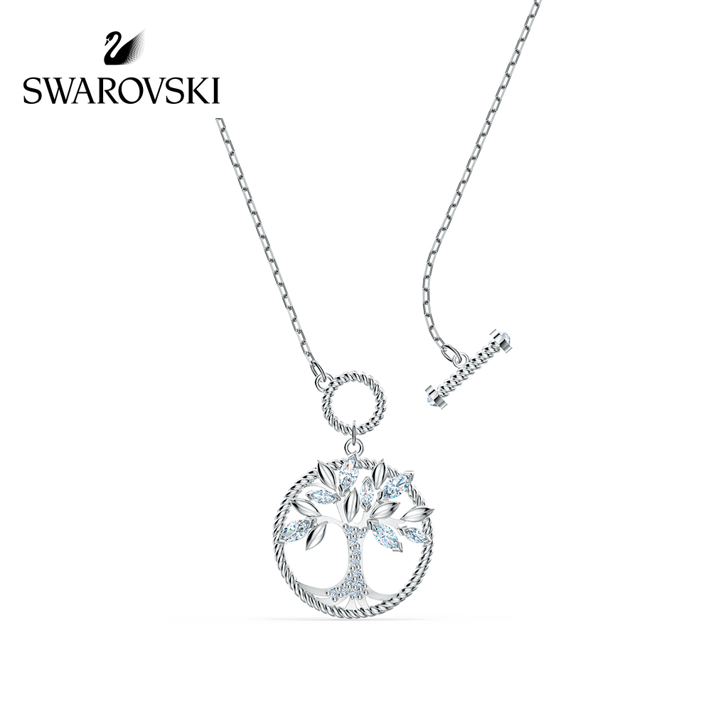 FLASH SALE 100% Swarovski Dây Chuyền Nữ SYMBOL Cây sự sống tươi sáng FASHION Necklace trang sức đeo Trang sức