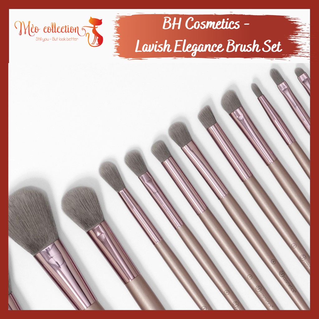 [TÁCH LẺ] Cọ BH Cosmetics - Lavish Elegance 15-Piece Brush Set