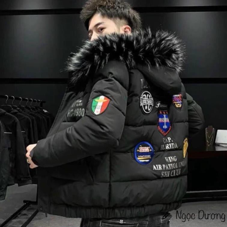 Áo phao nam 3 lớp dầy dặn siêu ấm-áo khoác phao cho nam cao cấp.