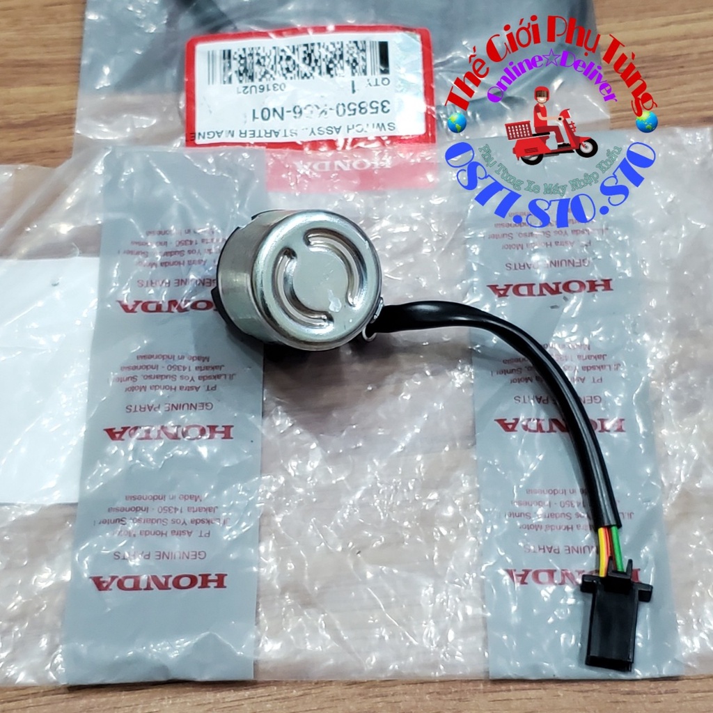 Rơ le đề, cóc đề tròn Sonic/ Winner zin Honda Indonesia - 35850-K56-N01