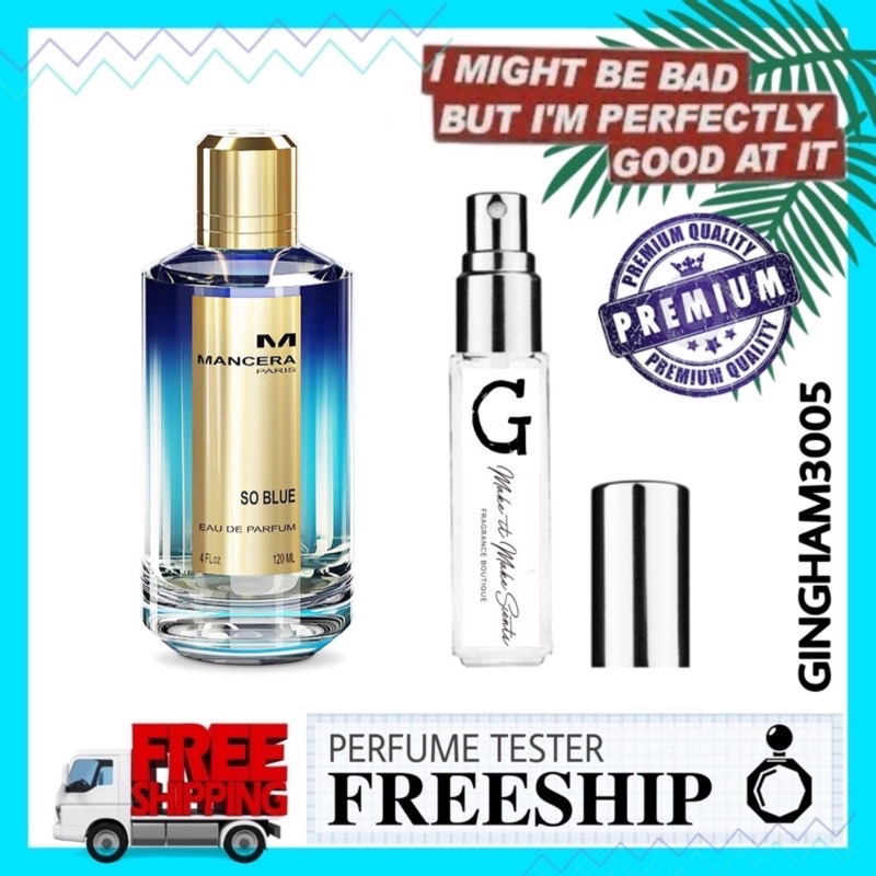 ✦GH✦ Mẫu thử nước hoa Mancera So Blue EDP (5ml/10ml/20ml)