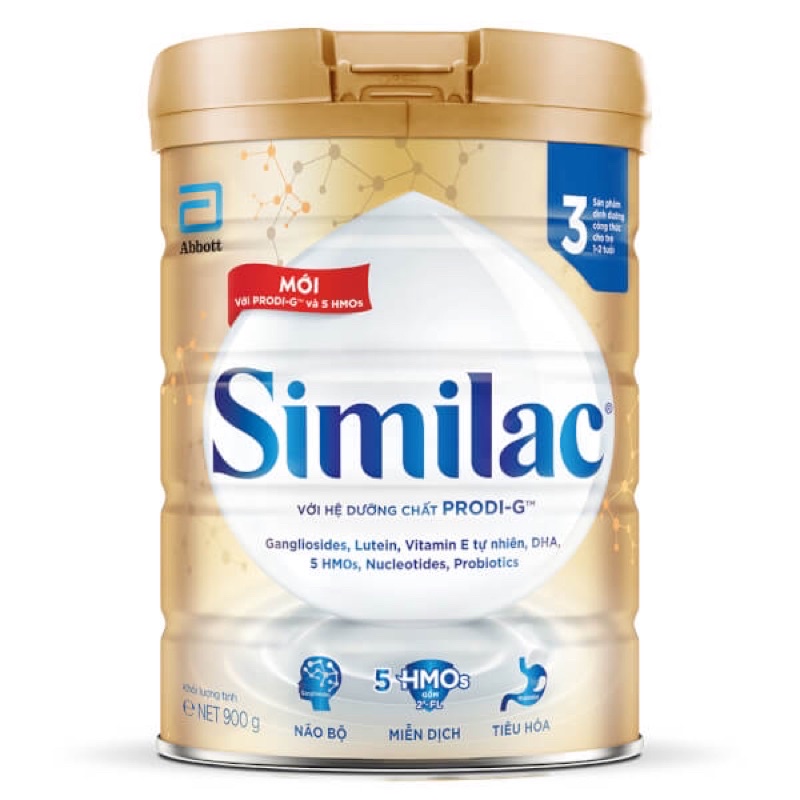 Sữa bột Similac IQ Plus 3 HMO 900g