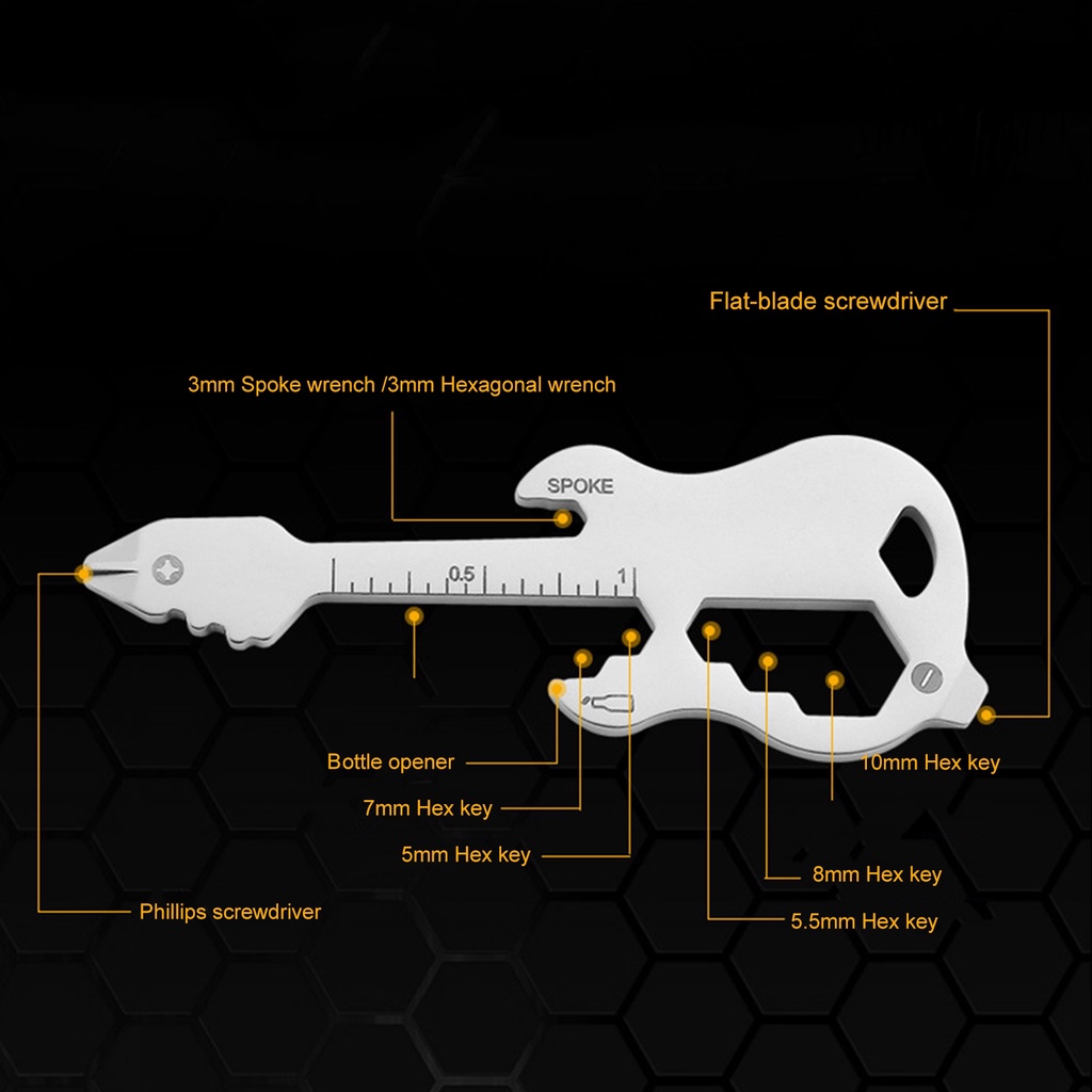 Dụng Cụ Mở Nắp Chai/Chìa Khóa Đa Năng Chống Rỉ