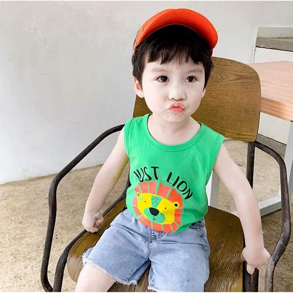 Lyvyshop - (Cotton SG chính phẩm) Áo sát nách bé trai, bé gái từ 09-25kg