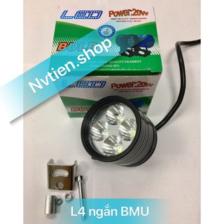 Đèn trợ sáng L4 ngắn 3 chế độ hàng BMU