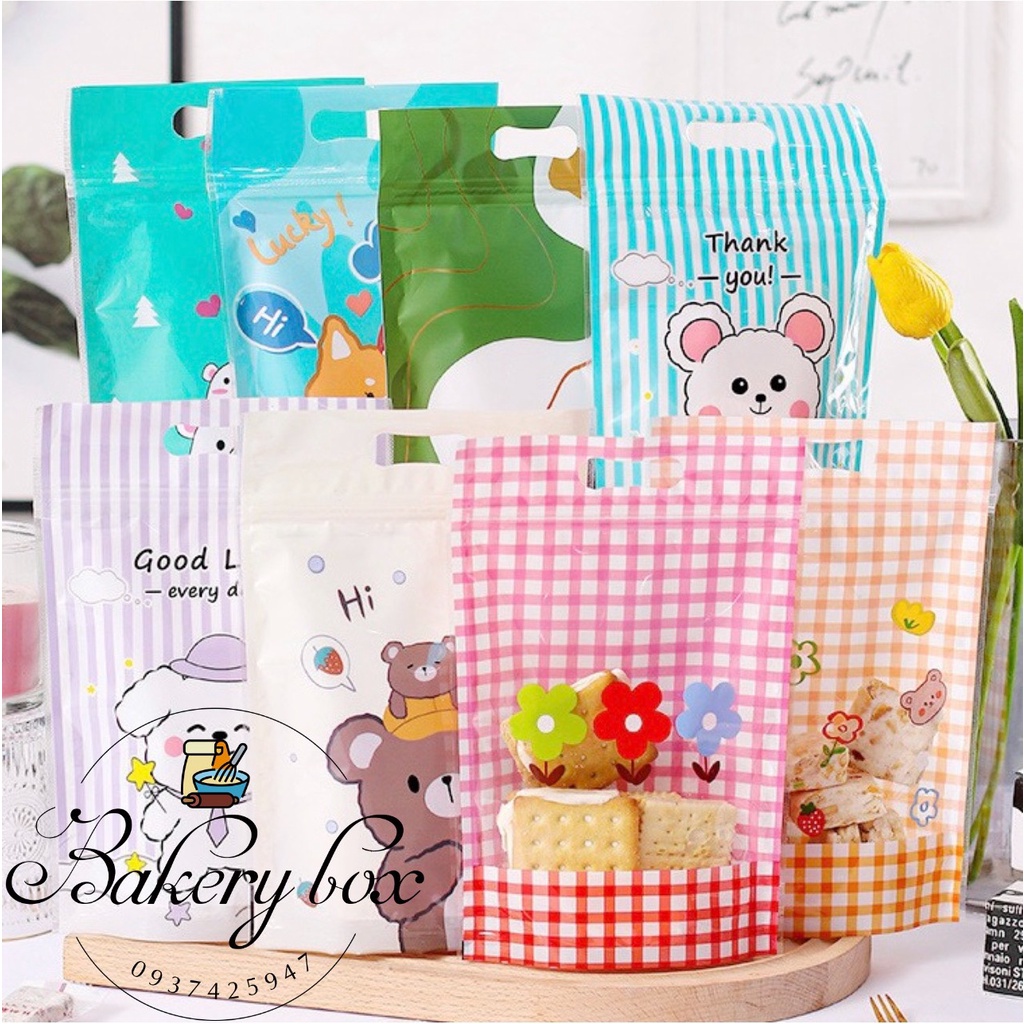 50 Túi Zip Đựng Bánh Kẹo Mẫu Dễ Thương