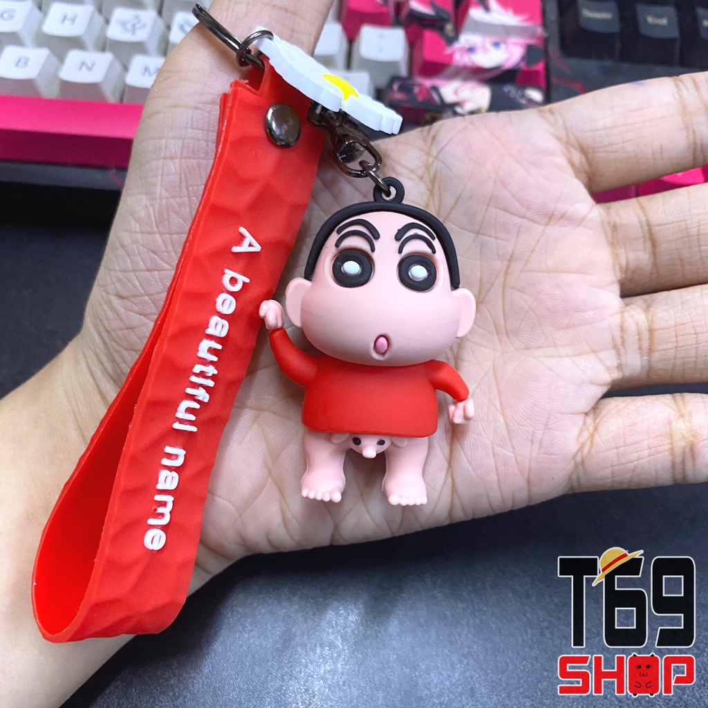 Móc khóa mô hình anime Shin Cậu bé bút chì