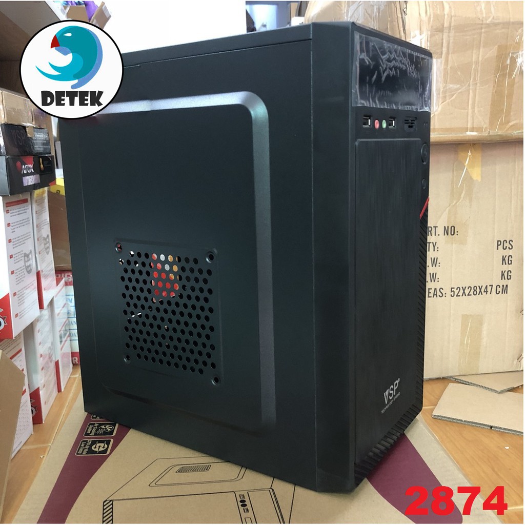 [Mã SKAMSALE03 giảm 10% đơn 200k] Thùng Máy Tính Case VSP 2874 (mATX) (KHT)