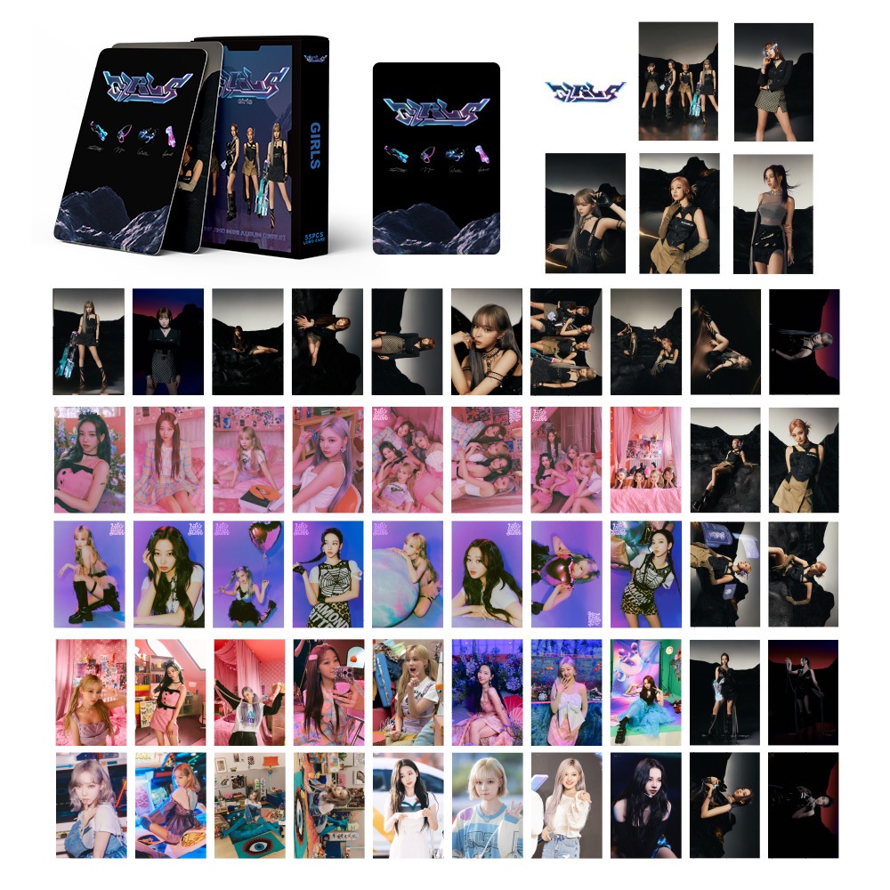 Set 55 Tấm Thẻ Ảnh Lomo Các Thành Viên Nhóm Nhạc Kpop Vespa Come To my Ảo Thuật