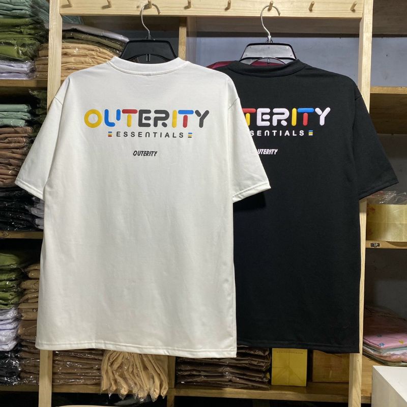 XPstore Áo thun unisex tay lỡ OUTERITY Nam Nữ (Ảnh thật)