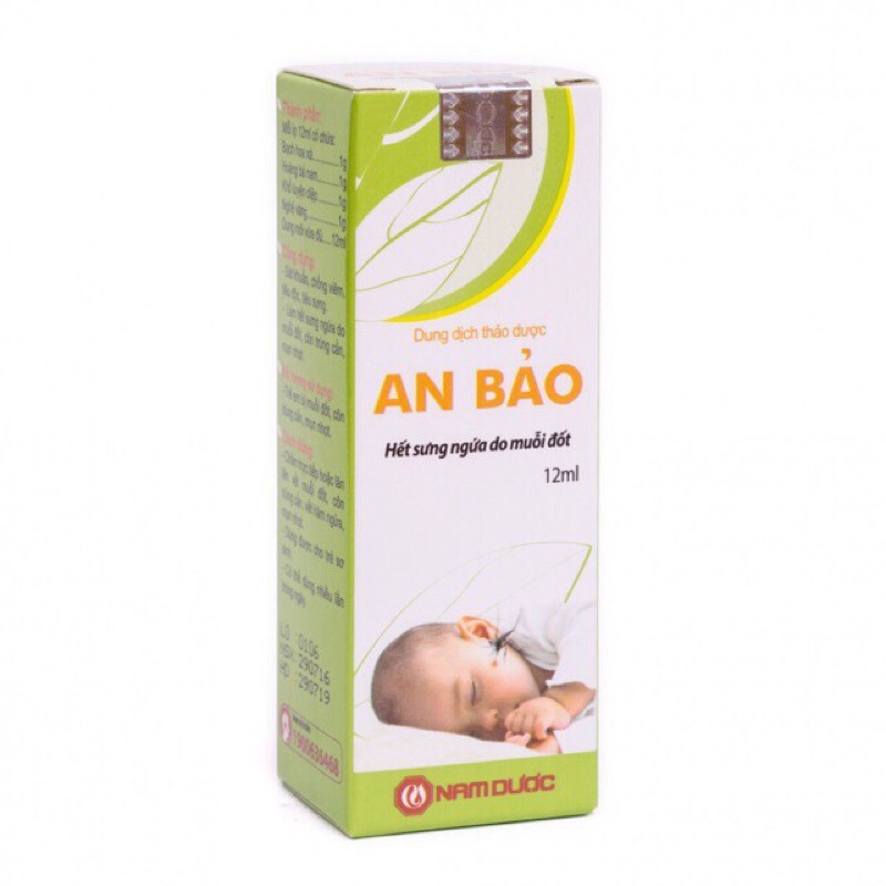 Bôi muỗi An Bảo (lăn thảo dược) vết muỗi cắn sẽ hết ngứa tức khắc