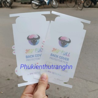 Miếng Dán ppf cầu vồng mặt sau cho IP 12 / 12 PRO 6.1 - chống trầy tự phục hồi vết xước