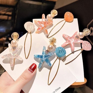 Kẹp Tóc Hình Sao Biển Vỏ Sò Thời Trang Hàn Quốc