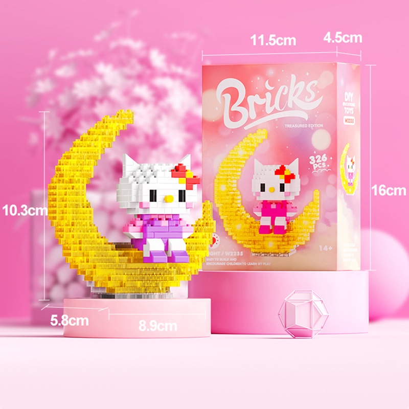 Đồ Chơi Lắp Ráp Mô Hình Hoạt Hình Phát Sáng, Đồ Chơi Xếp Hình Nhân Vật Phi Hành Gia Phát Sáng