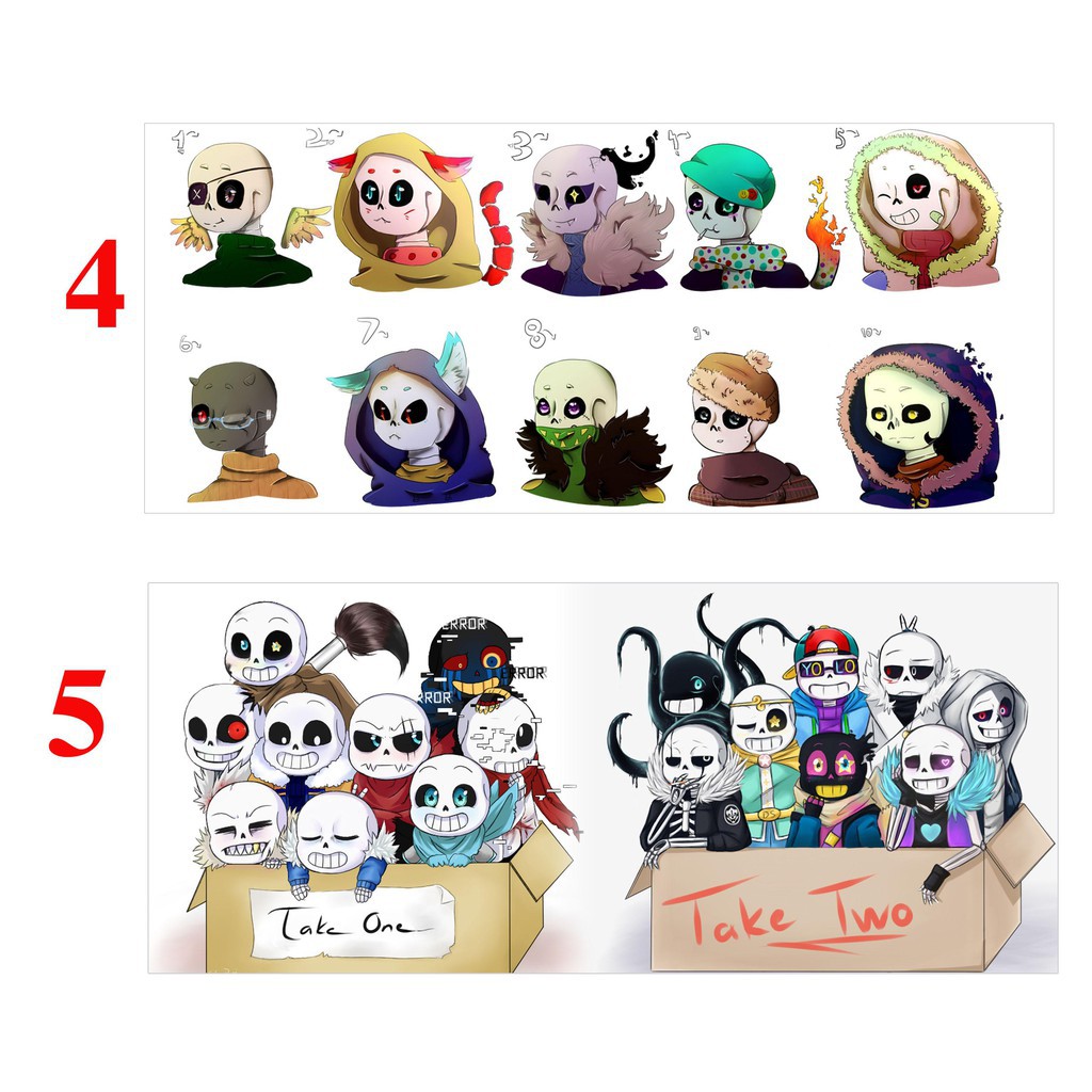 cốc in hình sans Undertale M0399