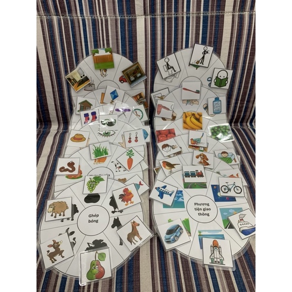 Học Liệu Vòng TRÒN 12 chủ đề cho bé