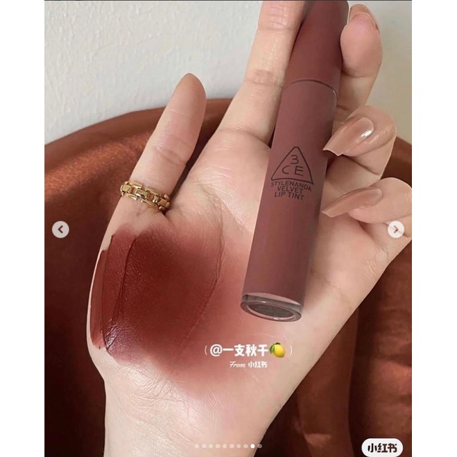 SON 3CE VELVET LIP TINT MÀU MỚI