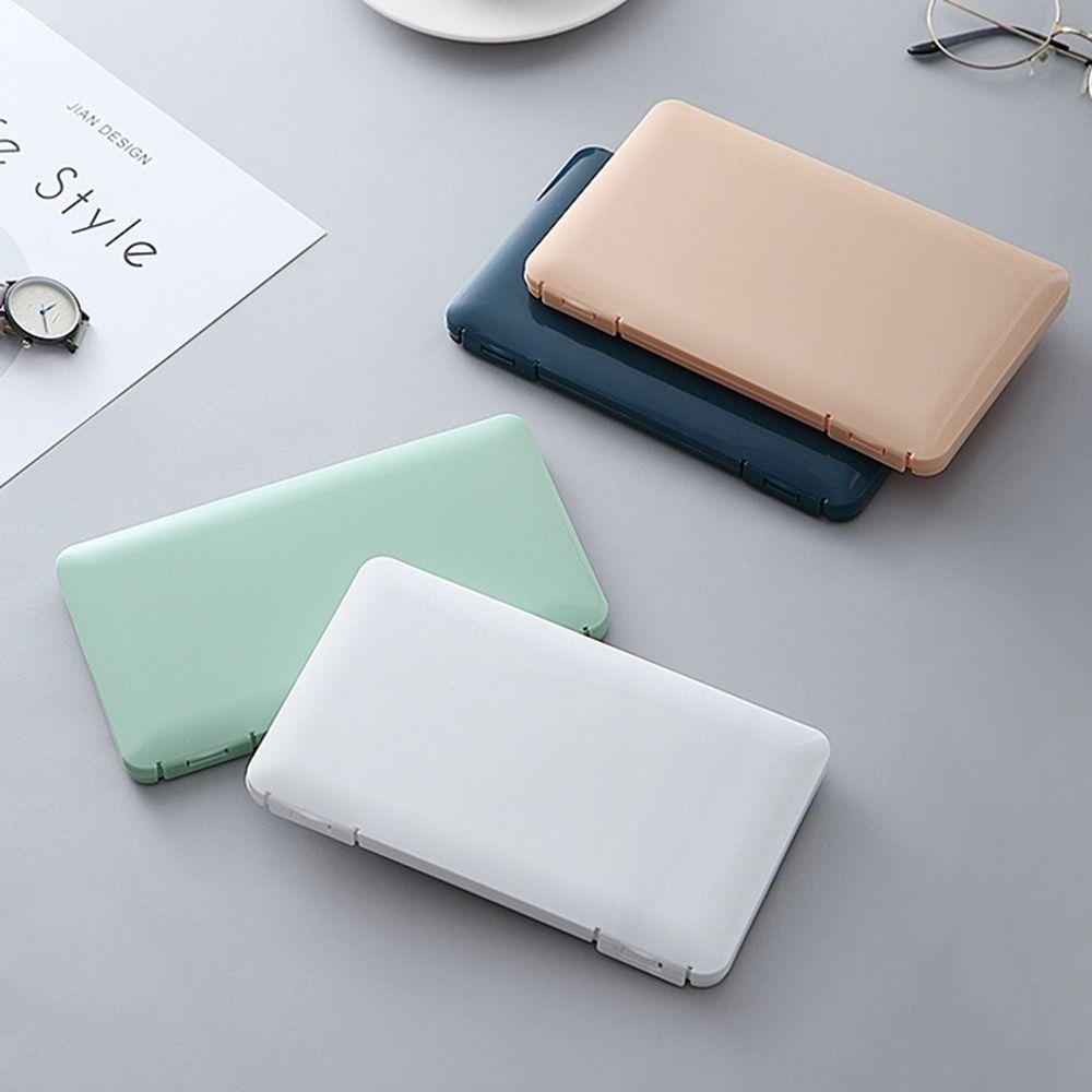 Hộp Nhựa Hình Chữ Nhật Đựng Khẩu Trang Chống Bụi Dùng Một Lần Tiện Lợi Khi Đi Du Lịch Ốp